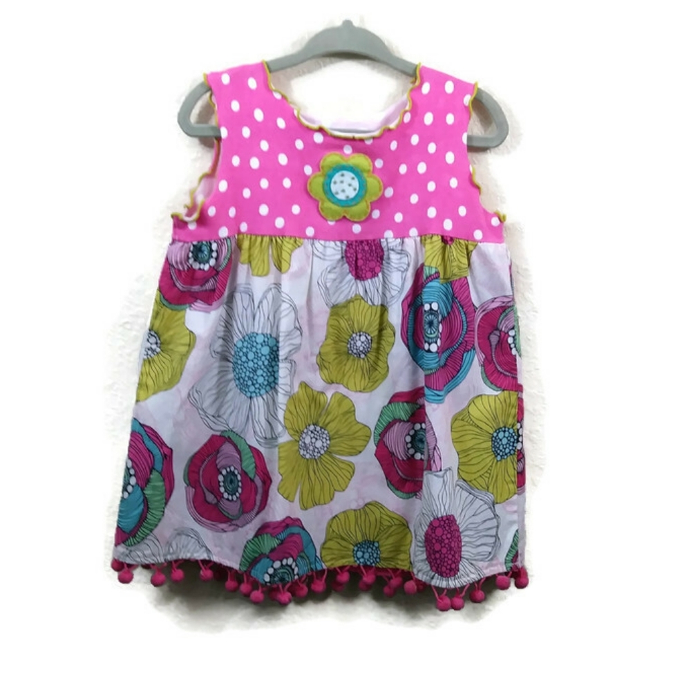 Baxter & Beatrice Modern Retro Floral Dress 4T